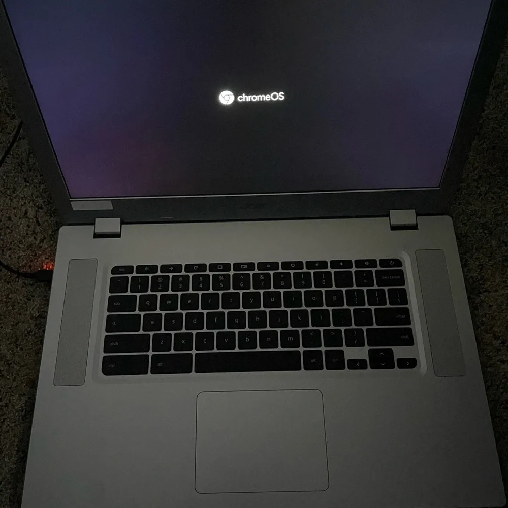 Acer Silver Chromebook Laptop with Chiclet Keyboard